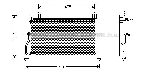 AVA QUALITY COOLING Kondensators, Gaisa kond. sistēma HY5060